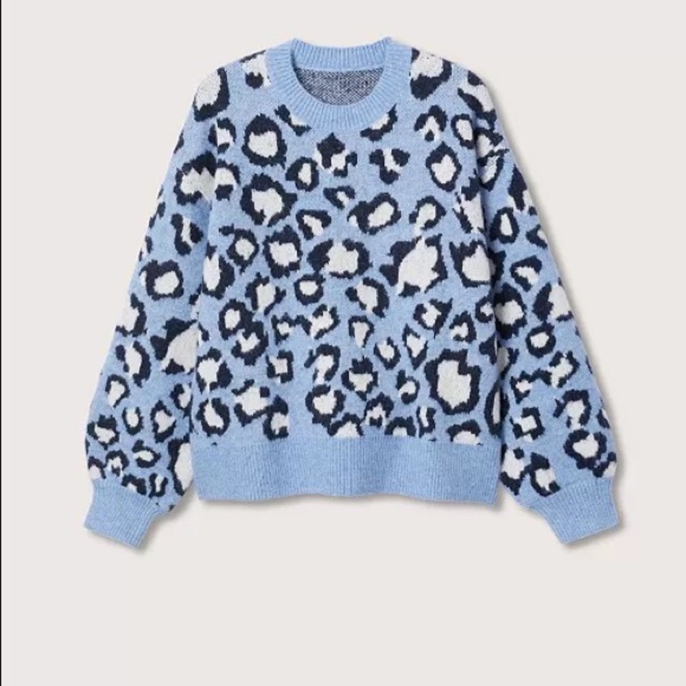 Mango Leopard print sweater